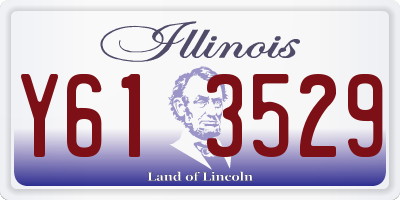 IL license plate Y613529