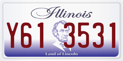 IL license plate Y613531