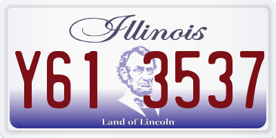 IL license plate Y613537