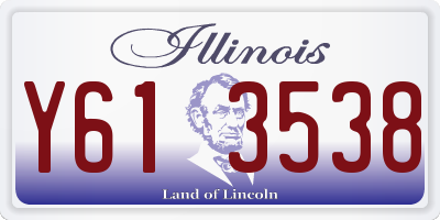IL license plate Y613538