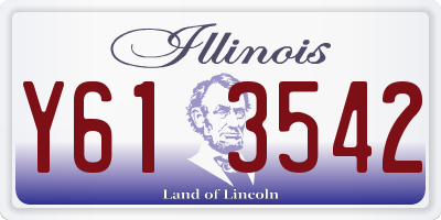 IL license plate Y613542