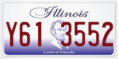 IL license plate Y613552