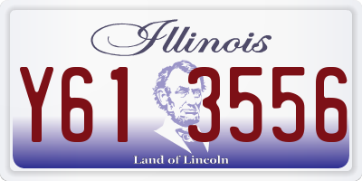 IL license plate Y613556