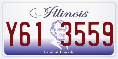 IL license plate Y613559