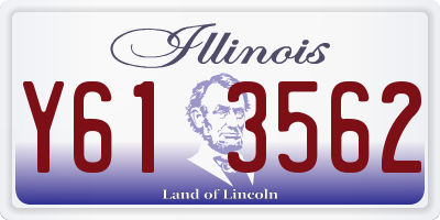 IL license plate Y613562