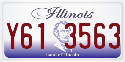 IL license plate Y613563