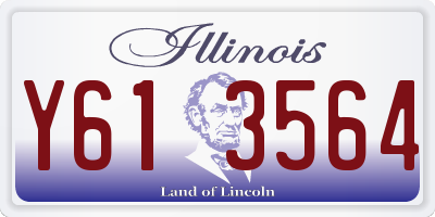IL license plate Y613564