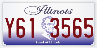 IL license plate Y613565