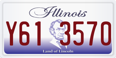 IL license plate Y613570
