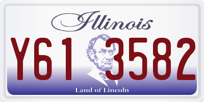IL license plate Y613582