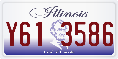 IL license plate Y613586