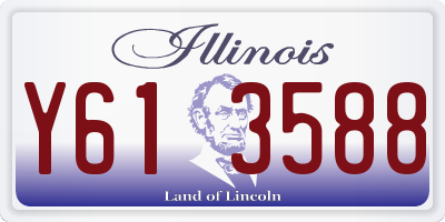 IL license plate Y613588