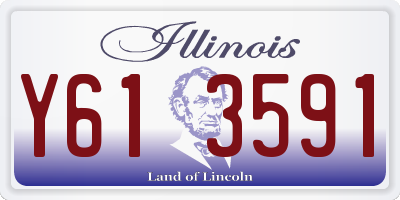 IL license plate Y613591