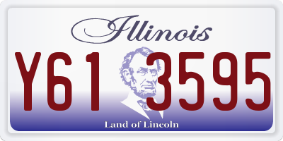 IL license plate Y613595