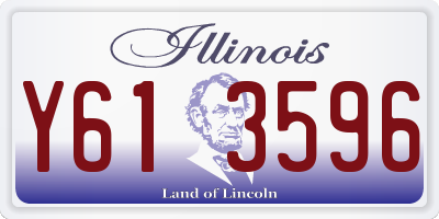 IL license plate Y613596