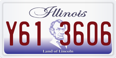 IL license plate Y613606