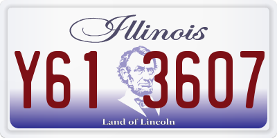 IL license plate Y613607