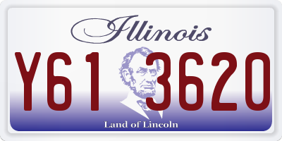 IL license plate Y613620