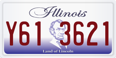 IL license plate Y613621