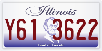 IL license plate Y613622