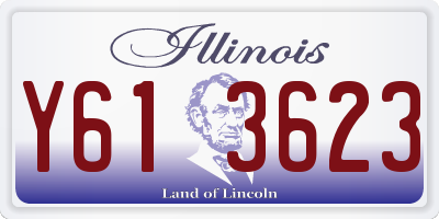 IL license plate Y613623