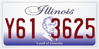 IL license plate Y613625