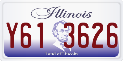 IL license plate Y613626