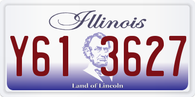 IL license plate Y613627