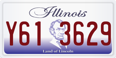 IL license plate Y613629