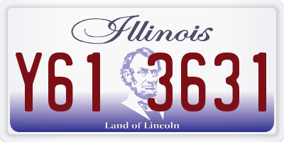 IL license plate Y613631
