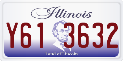 IL license plate Y613632