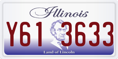 IL license plate Y613633