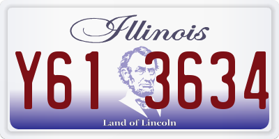 IL license plate Y613634
