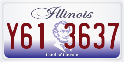 IL license plate Y613637