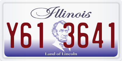 IL license plate Y613641