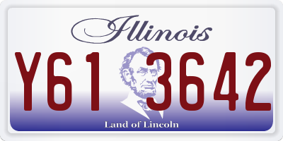 IL license plate Y613642