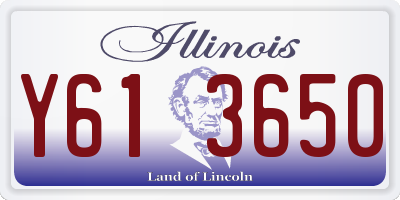 IL license plate Y613650