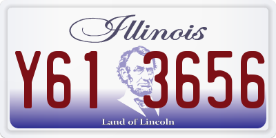 IL license plate Y613656