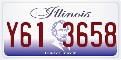 IL license plate Y613658