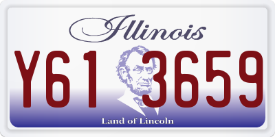 IL license plate Y613659