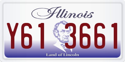 IL license plate Y613661