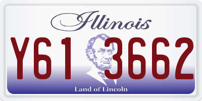 IL license plate Y613662