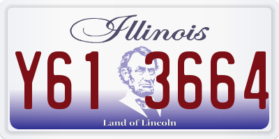 IL license plate Y613664