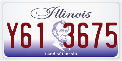 IL license plate Y613675