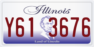 IL license plate Y613676