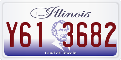 IL license plate Y613682