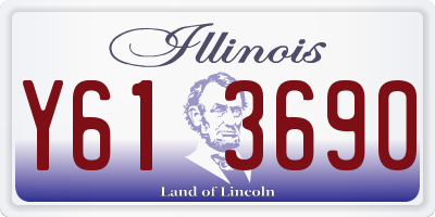 IL license plate Y613690