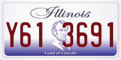 IL license plate Y613691
