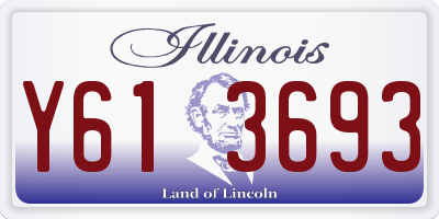 IL license plate Y613693