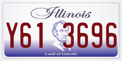 IL license plate Y613696